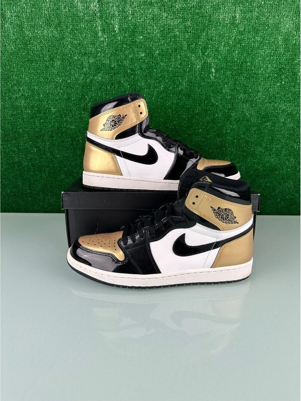 Size 11.5 - Air Jordan 1 Retro OG NRG High Gold Toe (CLEAN!)